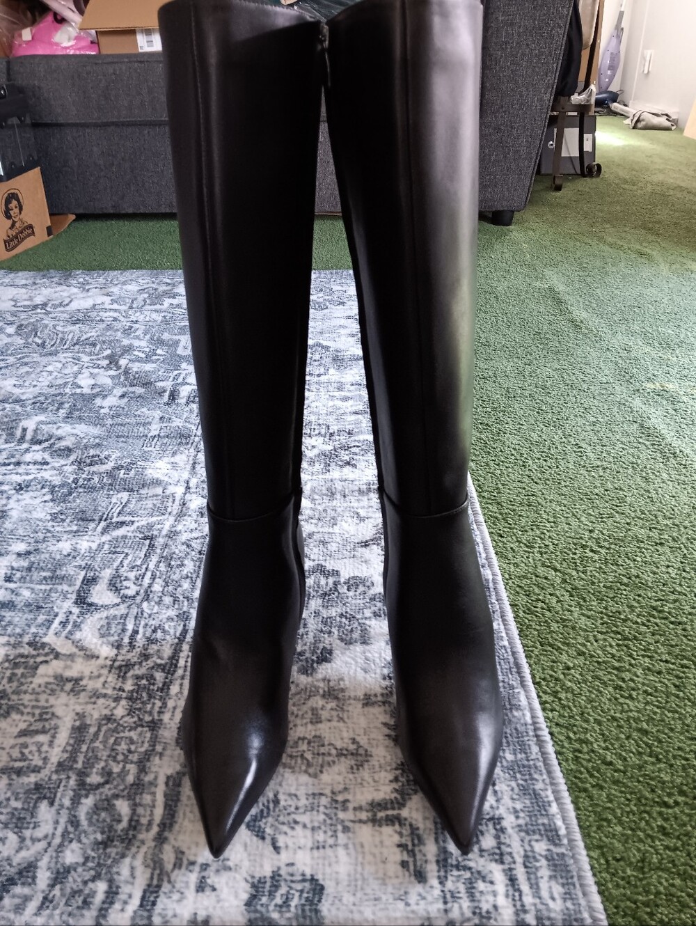 Womens Nine West Black Boots Size 6